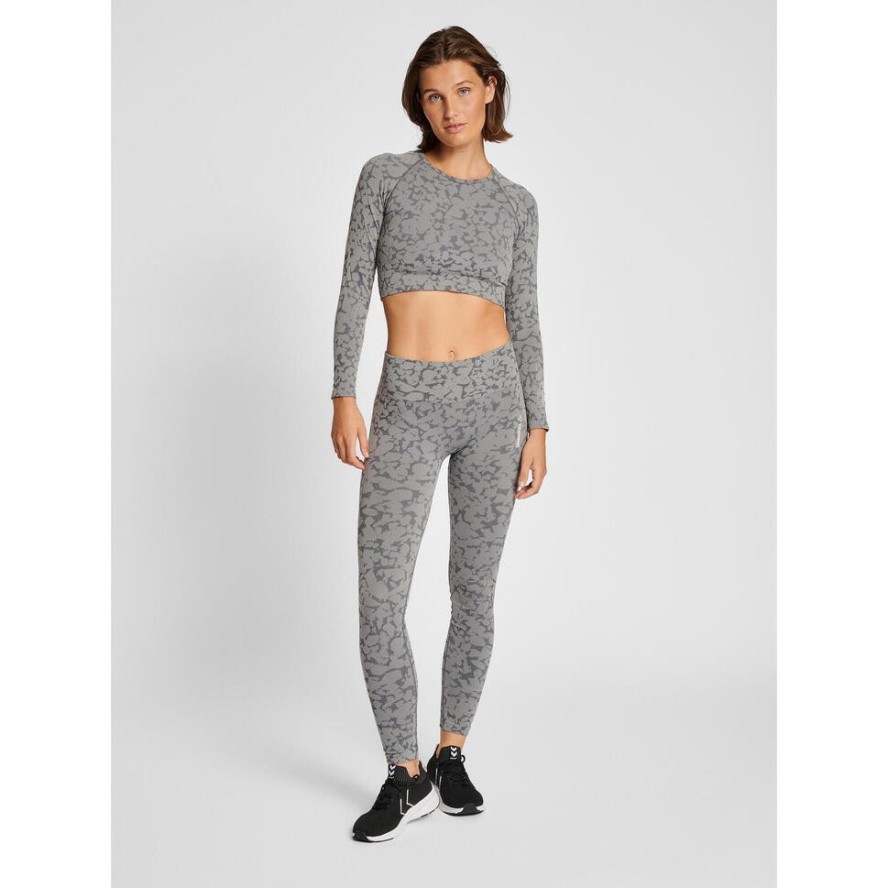 Damski bezszwowy crop top Hummel Mt Pi