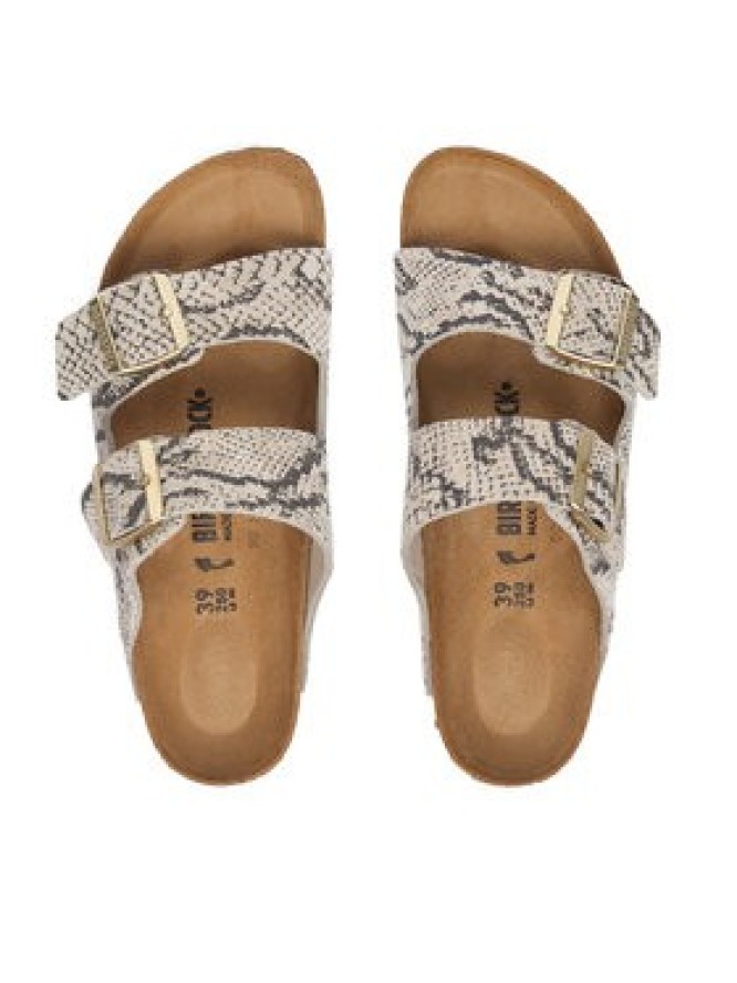 Birkenstock Klapki Arizona Print 1033065 Beżowy jasny