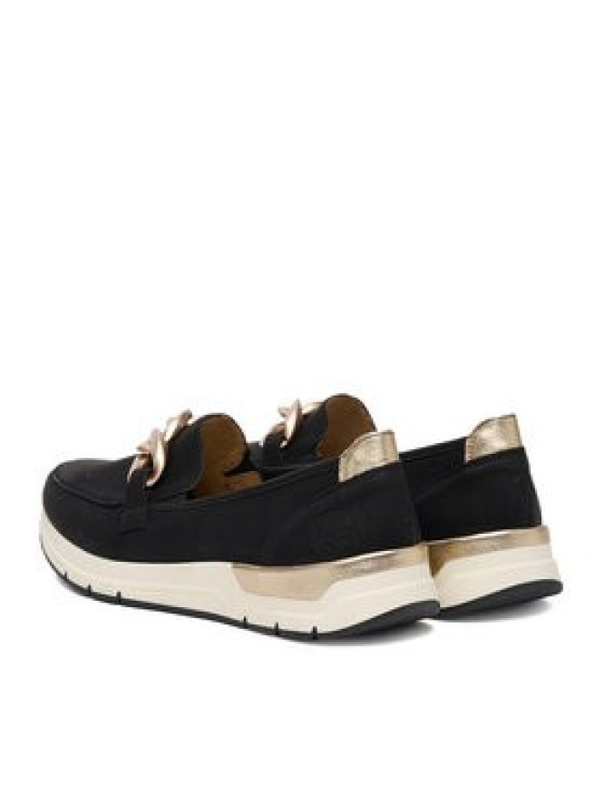 Rieker Półbuty 58944-00 Czarny