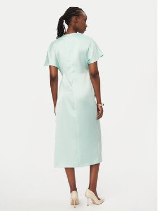 Rinascimento Sukienka koktajlowa CFC0127457003 Zielony Regular Fit