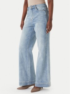 Eleh Jeansy EL112 Niebieski Wide Leg