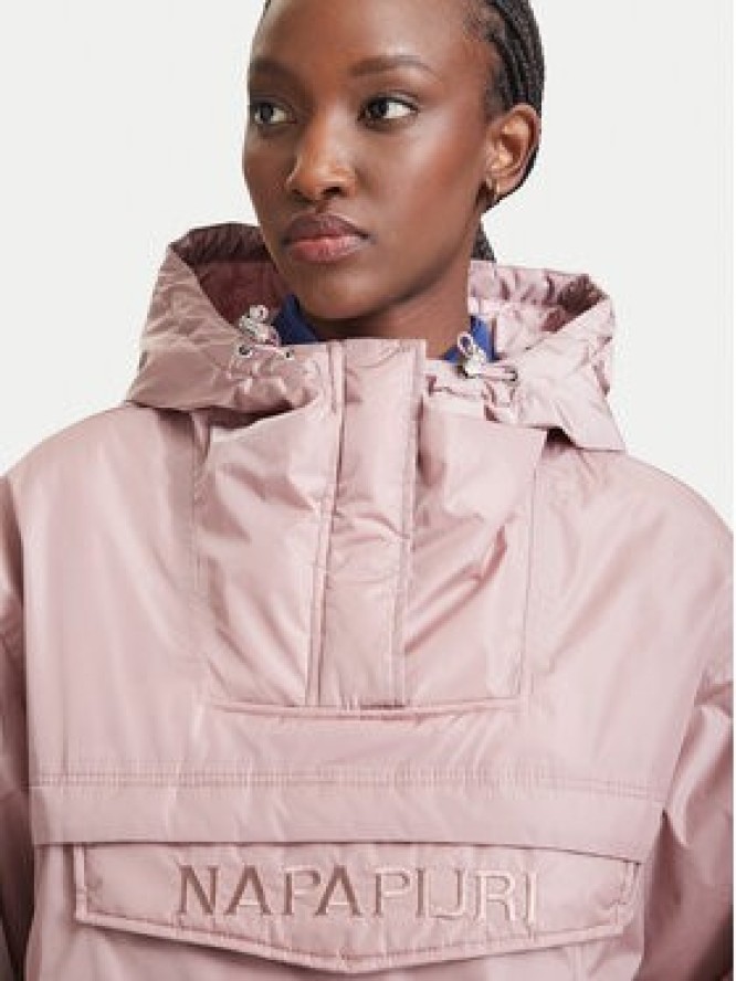 Napapijri Kurtka anorak Rainforest Optique W NP0A8AHAP241 Różowy jasny Oversize