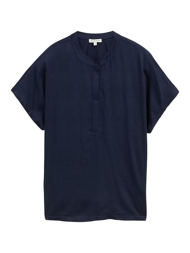 Tom Tailor Bluzka w kolorze granatowym rozmiar: S