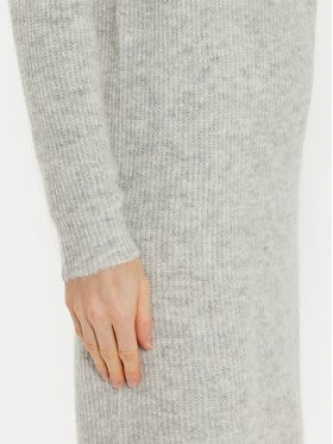 Pieces Sukienka dzianinowa Ellen 17126082 Szary Regular Fit