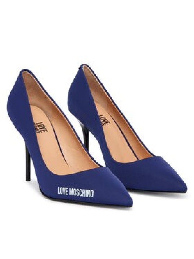 LOVE MOSCHINO Szpilki JA10299G1OIM0750 Niebieski