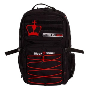 Wielokolorowy plecak Spartan Crown w kolorze czarnym