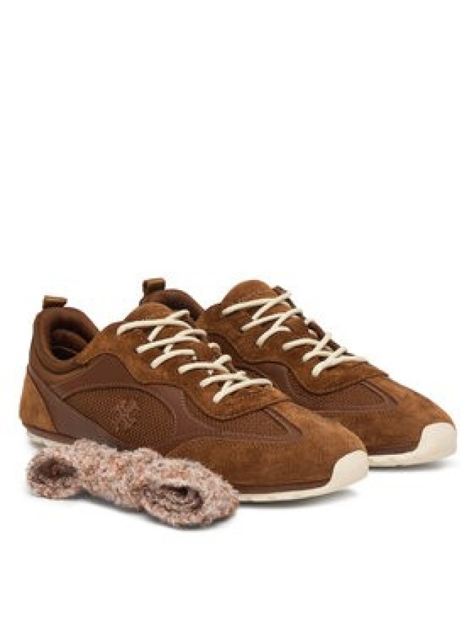 Tory Burch Sneakersy Field 176839 Brązowy