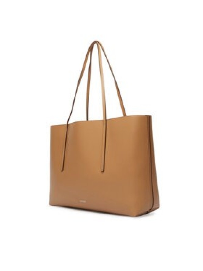 Calvin Klein Torebka Foil Logo Tote LV04F3274G Beżowy
