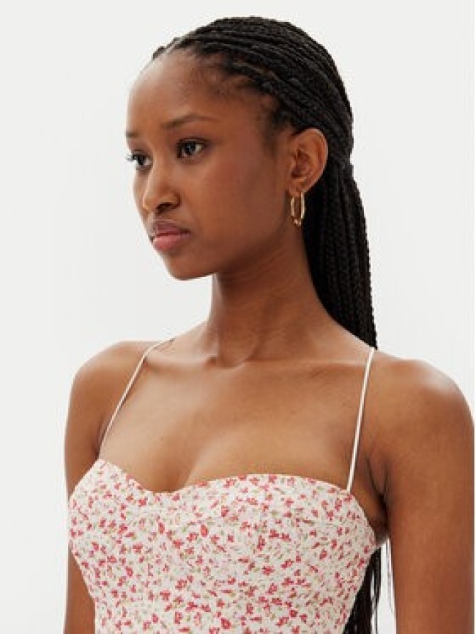 Bardot Top Estie Embroidered 59828TB Kolorowy Slim Fit