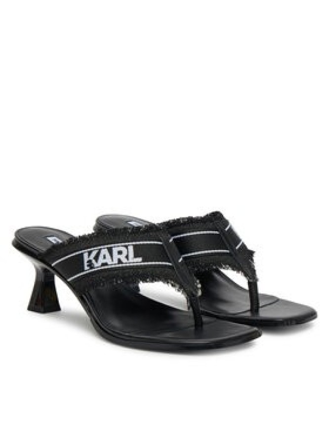 KARL LAGERFELD Japonki Panache II KL30104 Czarny