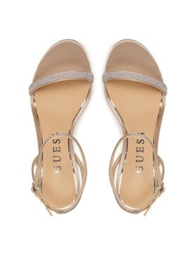 Guess Sandały FLJCHR SAT03 Beżowy