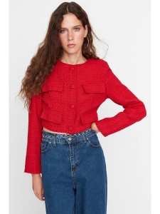 trendyol Blezer w kolorze czerwonym rozmiar: 34