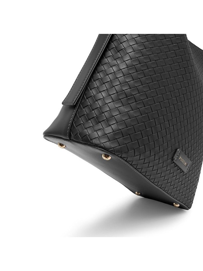 Puccini Torebka w kolorze czarnym - 30 x 33 x 12 cm rozmiar: onesize