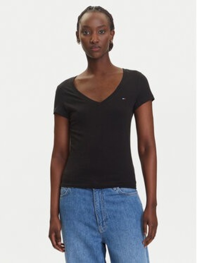 Tommy Jeans Komplet t-shirtów DW0DW21367 Czarny Slim Fit