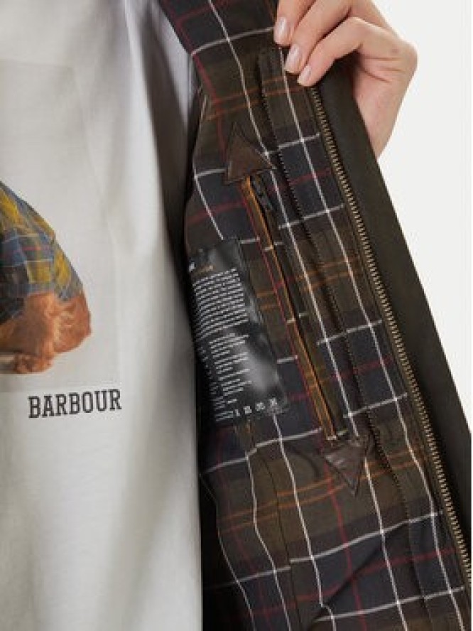 Barbour Kurtka przejściowa Classic Beadnell LWX0668OL71 Zielony Regular Fit
