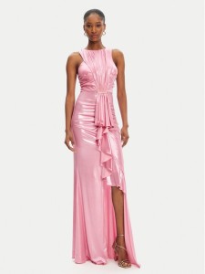 Babylon Sukienka wieczorowa MF0204 Różowy Regular Fit