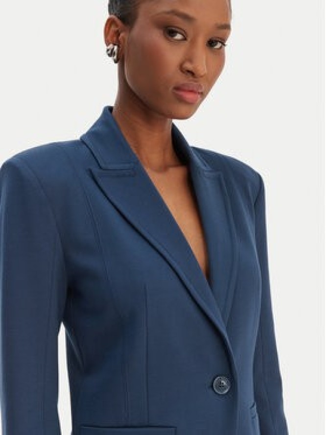 Patrizia Pepe Marynarka 8S0584/A715-CA97 Niebieski Regular Fit