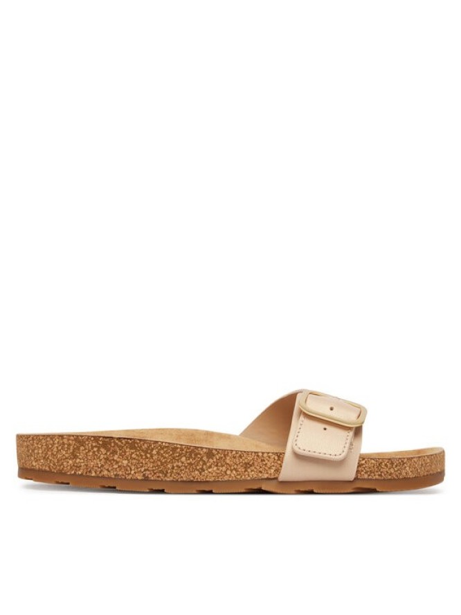 Tommy Hilfiger Klapki Cork Footbed Slip-On FW0FW09344 Beżowy