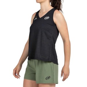 Camiseta Tirantes Bullpadel Piura 005 Negro Mujer L