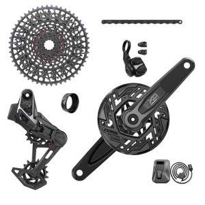 Kompletny pakiet rowerowy brose axs t-type clip-on Sram X0 ISIS 36DTS 160 10/52