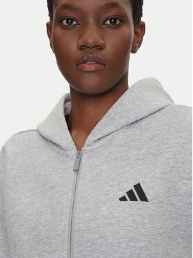 adidas Bluza Future Icons 3-Stripes JE0172 Szary Regular Fit