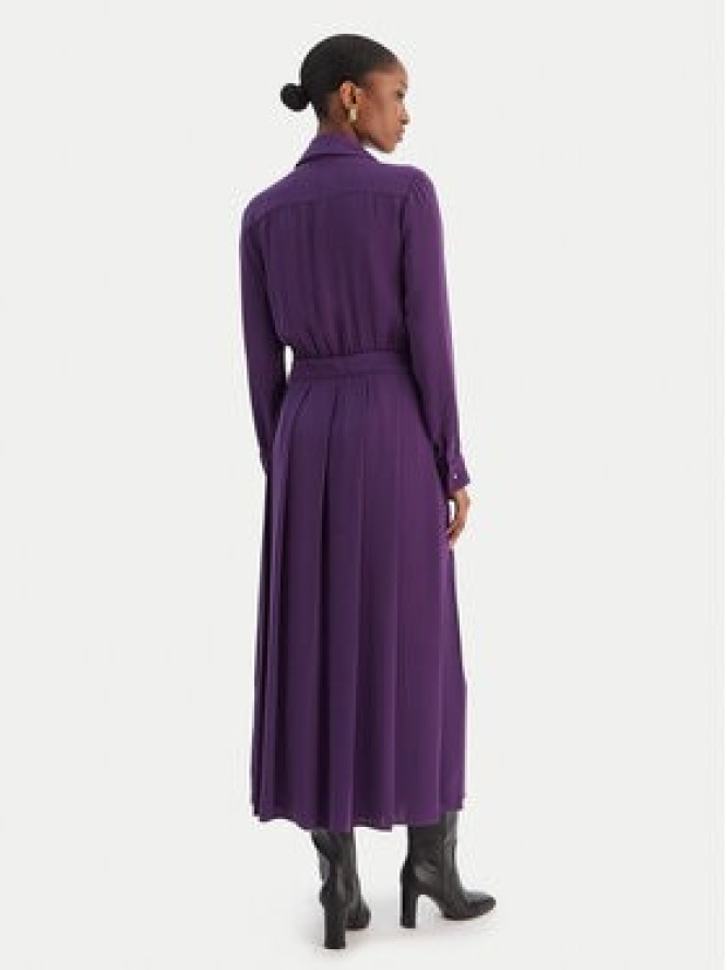 Liu Jo Sukienka koszulowa MF5145 T4241 Fioletowy Regular Fit