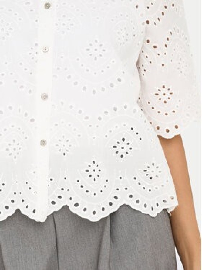 ONLY Koszula Valais 15351106 Kremowy Regular Fit