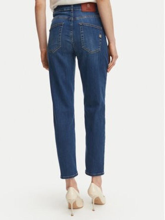 Fracomina Jeansy FP26WVD005D46002 Granatowy Mom Fit