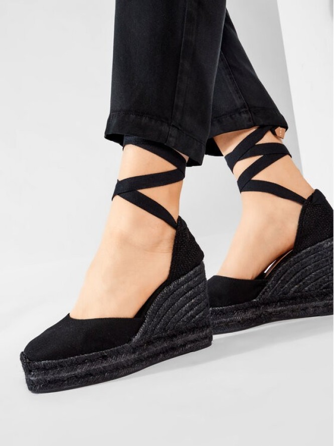 Castañer Espadryle Carina C/8ED/001 020966-100 Czarny