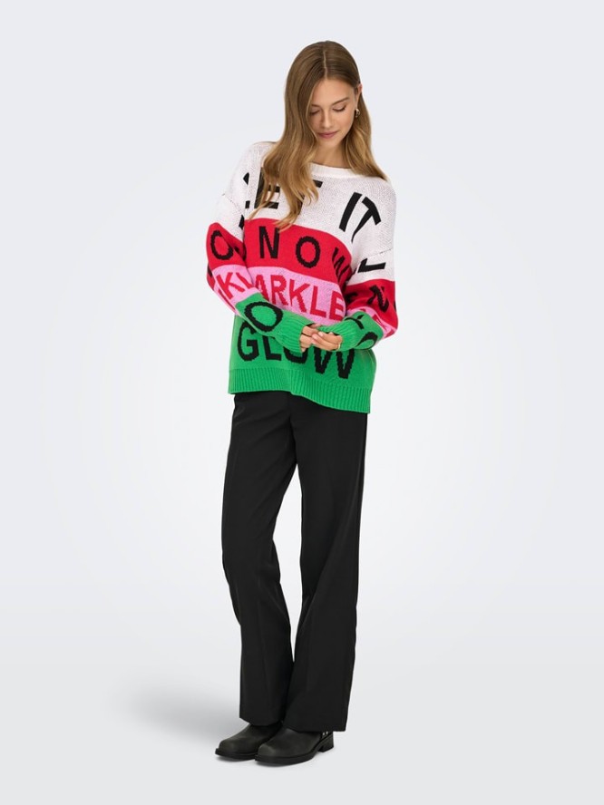 ONLY Sweter ze wzorem rozmiar: S