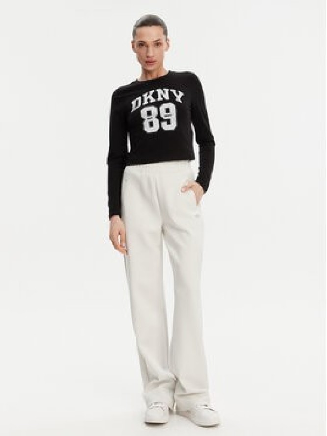 DKNY Bluzka DP4T9979 Czarny Regular Fit