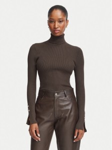 Guess Golf W6BR29 Z1417 Brązowy ciemny Slim Fit
