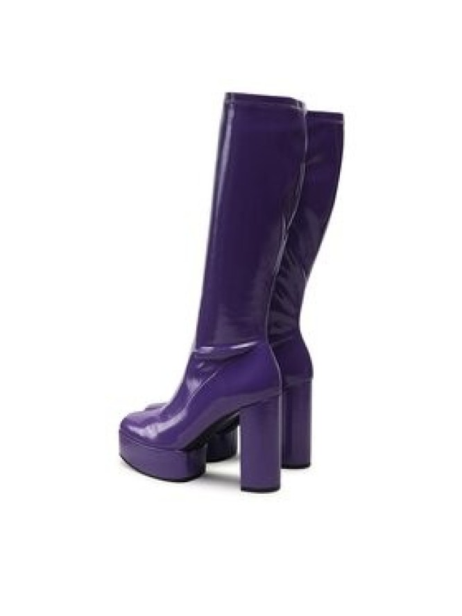 Jenny Fairy Kozaki GLOSSY-02KW Fioletowy