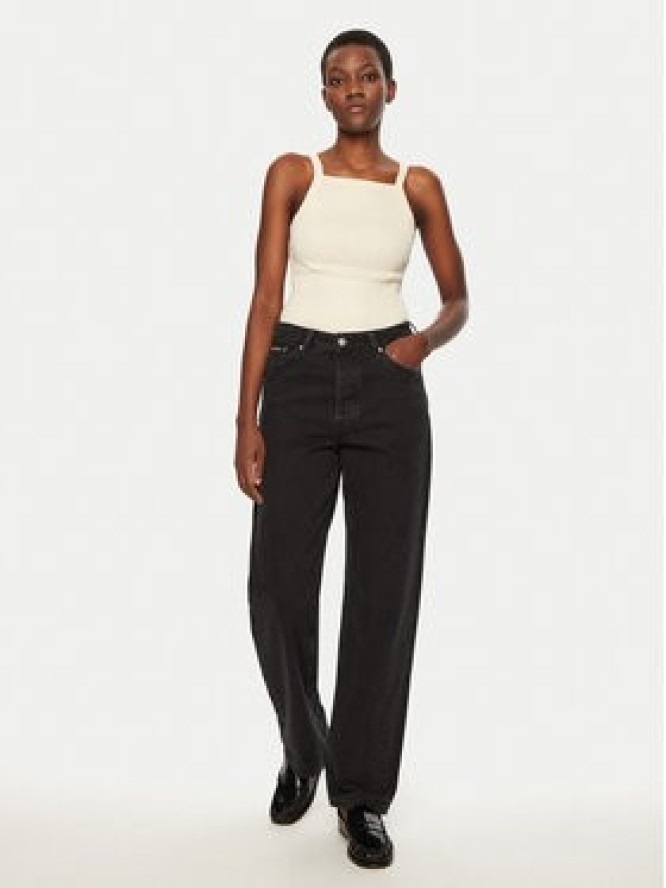 IVY OAK Top Klara Rose IO1100X2362 Beżowy Slim Fit