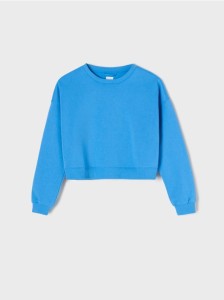 Bluza crewneck - błękitny