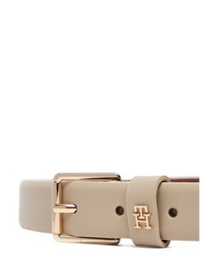 Tommy Hilfiger Pasek Damski Th Square 2.5 Go AW0AW17756 Beżowy