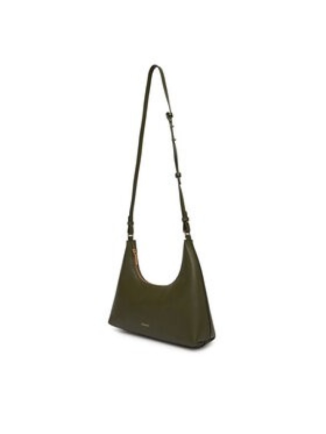 Calvin Klein Torebka Foil Logo Conv Shou?Lder Bag LV04F3272G Zielony ciemny
