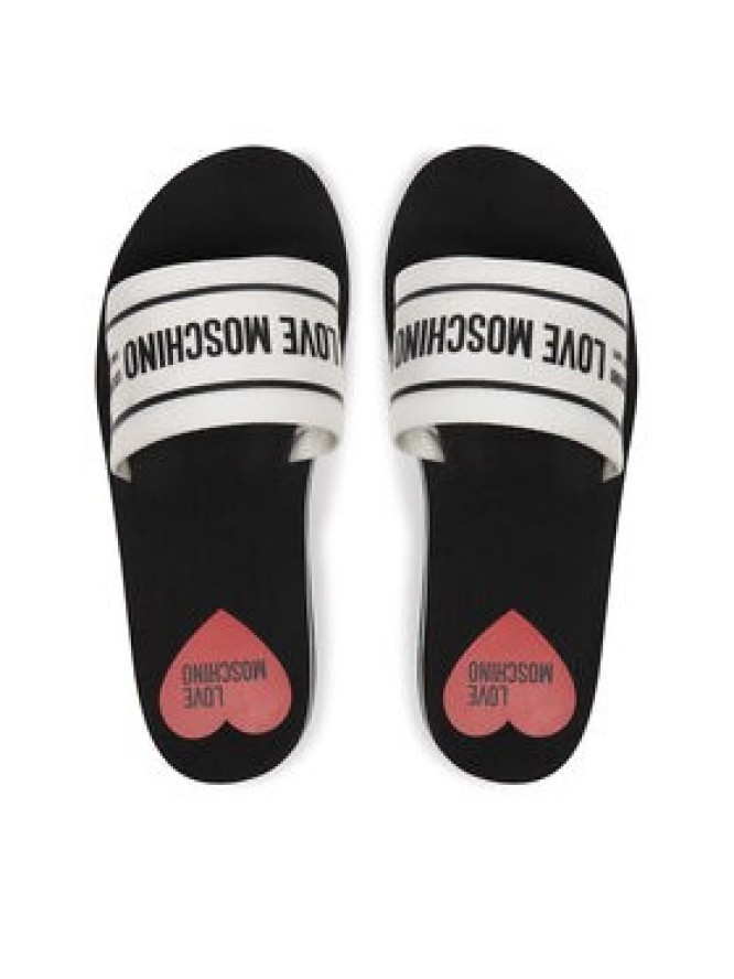 LOVE MOSCHINO Klapki JA28334G0MIX6100 Biały