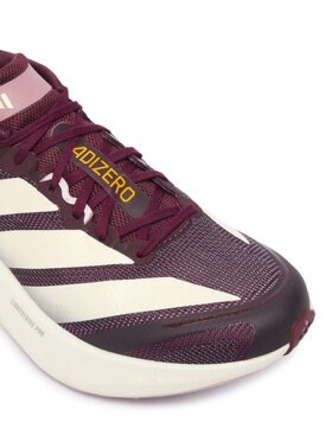 adidas Buty do biegania adizero Boston 13 Shoes KH8868 Bordowy