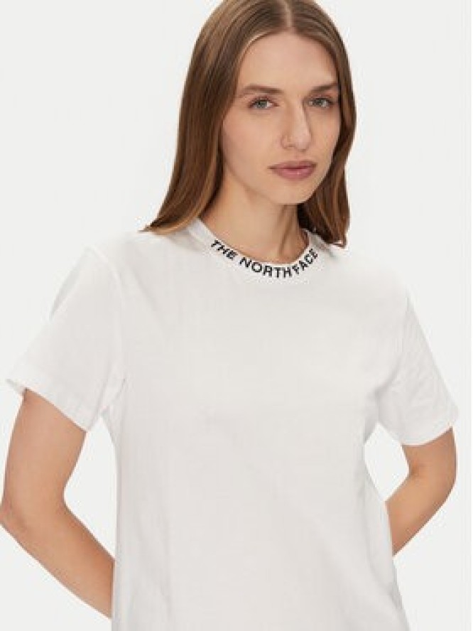 The North Face T-Shirt Zumu NF0A87DJ Biały Relaxed Fit
