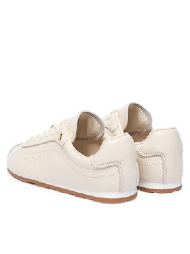 Tommy Hilfiger Sneakersy Bella Sneaker Leather FW0FW09495 Kremowy
