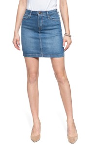 SPÓDNICA JEANSOWA LEE MID SKIRT SIMPLE FOCUS L38JLTZJ 112108227