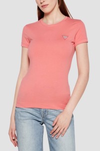 GUESS Różowy damski t-shirt Mini, Rozmiar S