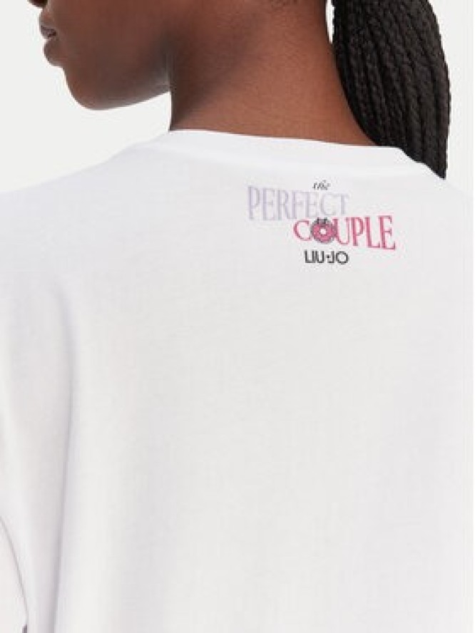 Liu Jo T-Shirt WA6163 JS904 Biały Relaxed Fit