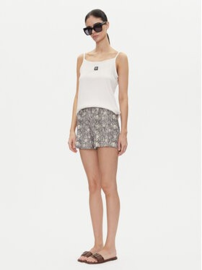 HUGO Top Rib_Vest 50540056 Écru Regular Fit