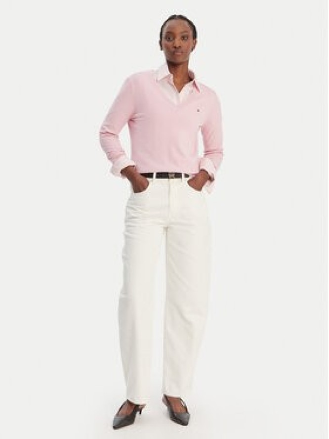 Tommy Hilfiger Sweter WW0WW40098 Różowy Regular Fit