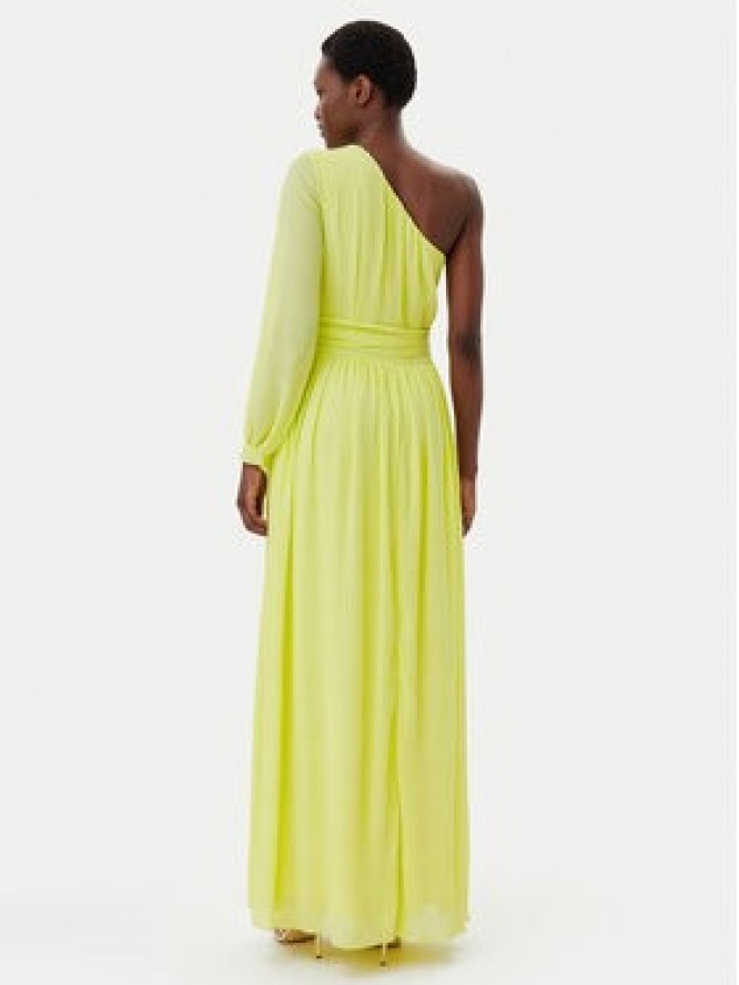 Rinascimento Sukienka wieczorowa CFC0123856003 Żółty Regular Fit