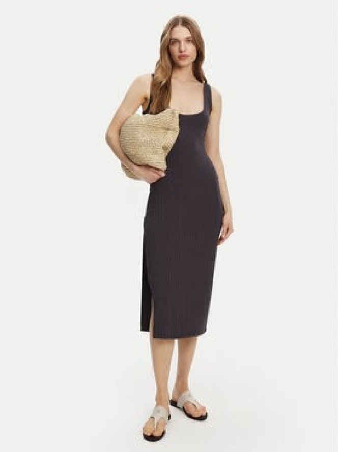 Billabong Sukienka dzianinowa EBJKD00114 Szary Regular Fit