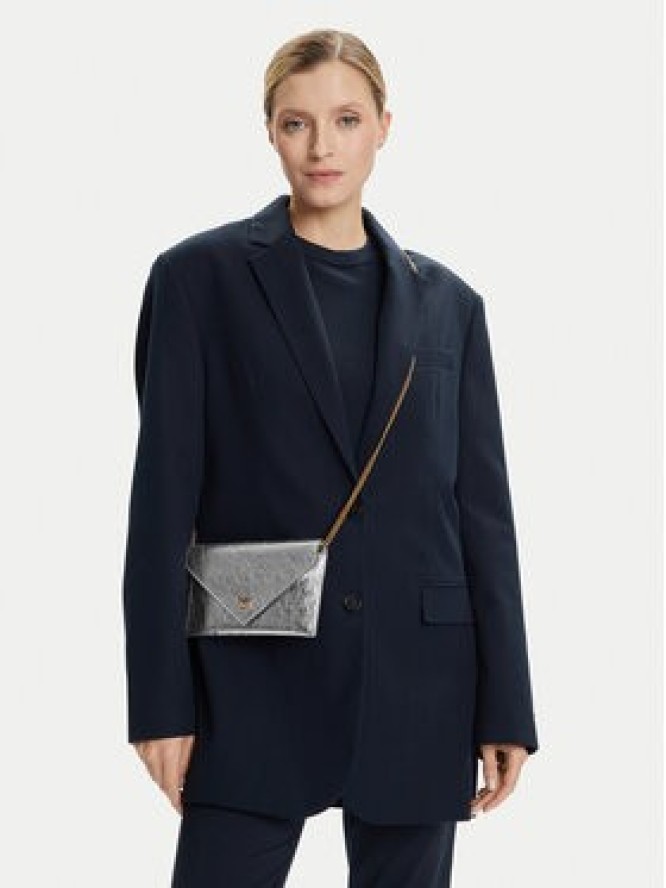 PINKO Torebka Flat Purse Mini AI 25-26 PCPL 105347 A2OT Srebrny