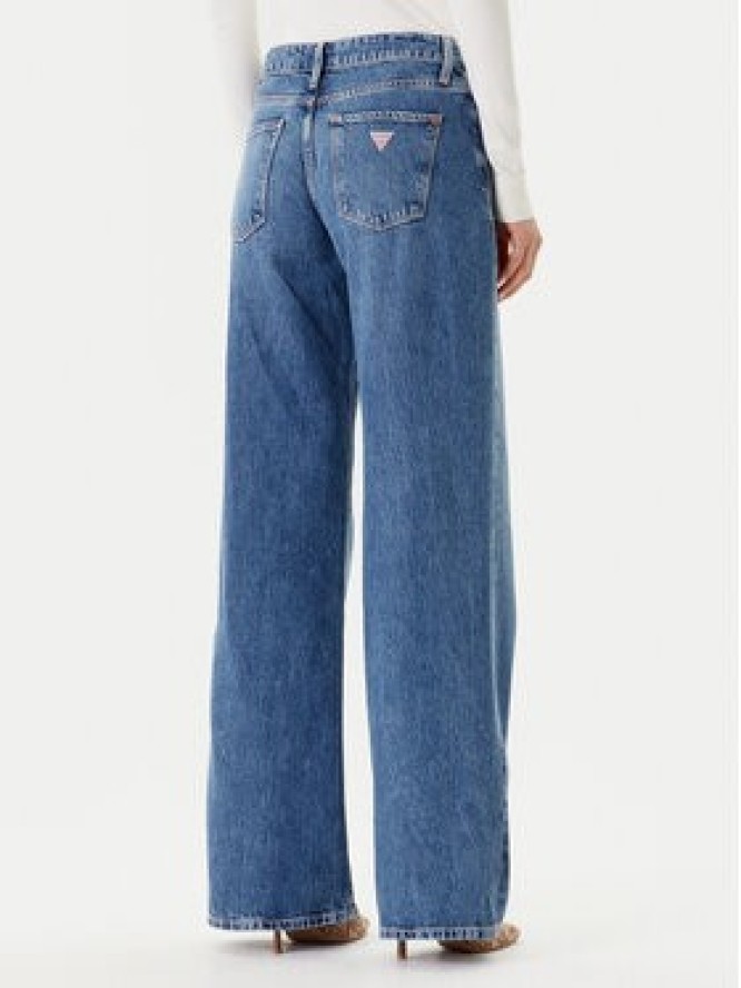 Guess Jeansy W5YA96 D5QKB Granatowy Regular Fit